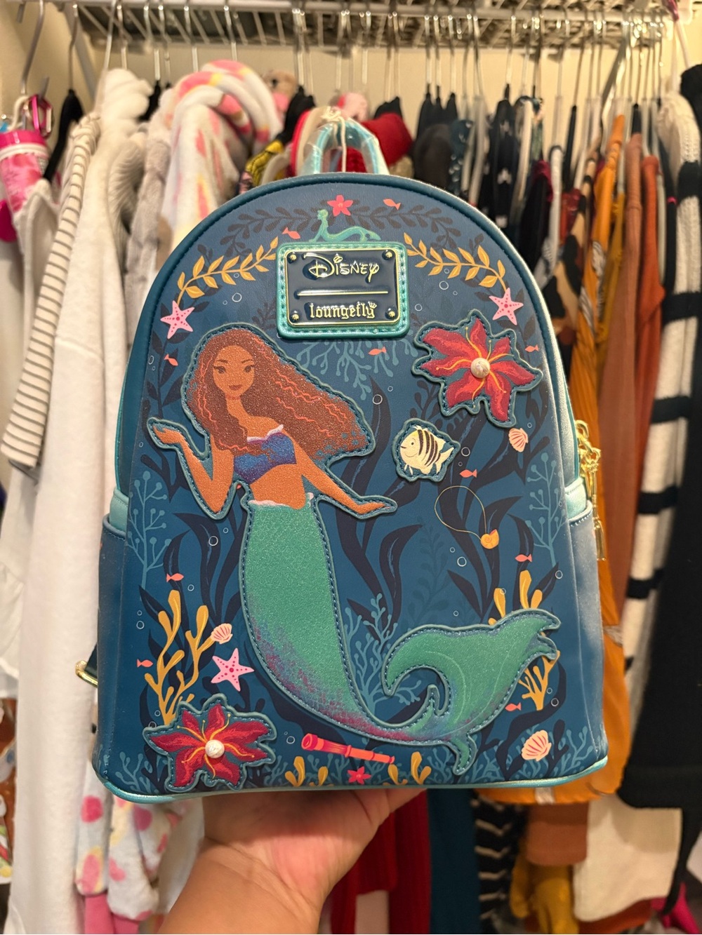 Disney Loungefly | Ariel Mermaid | Under the Sea | Mini Backpack